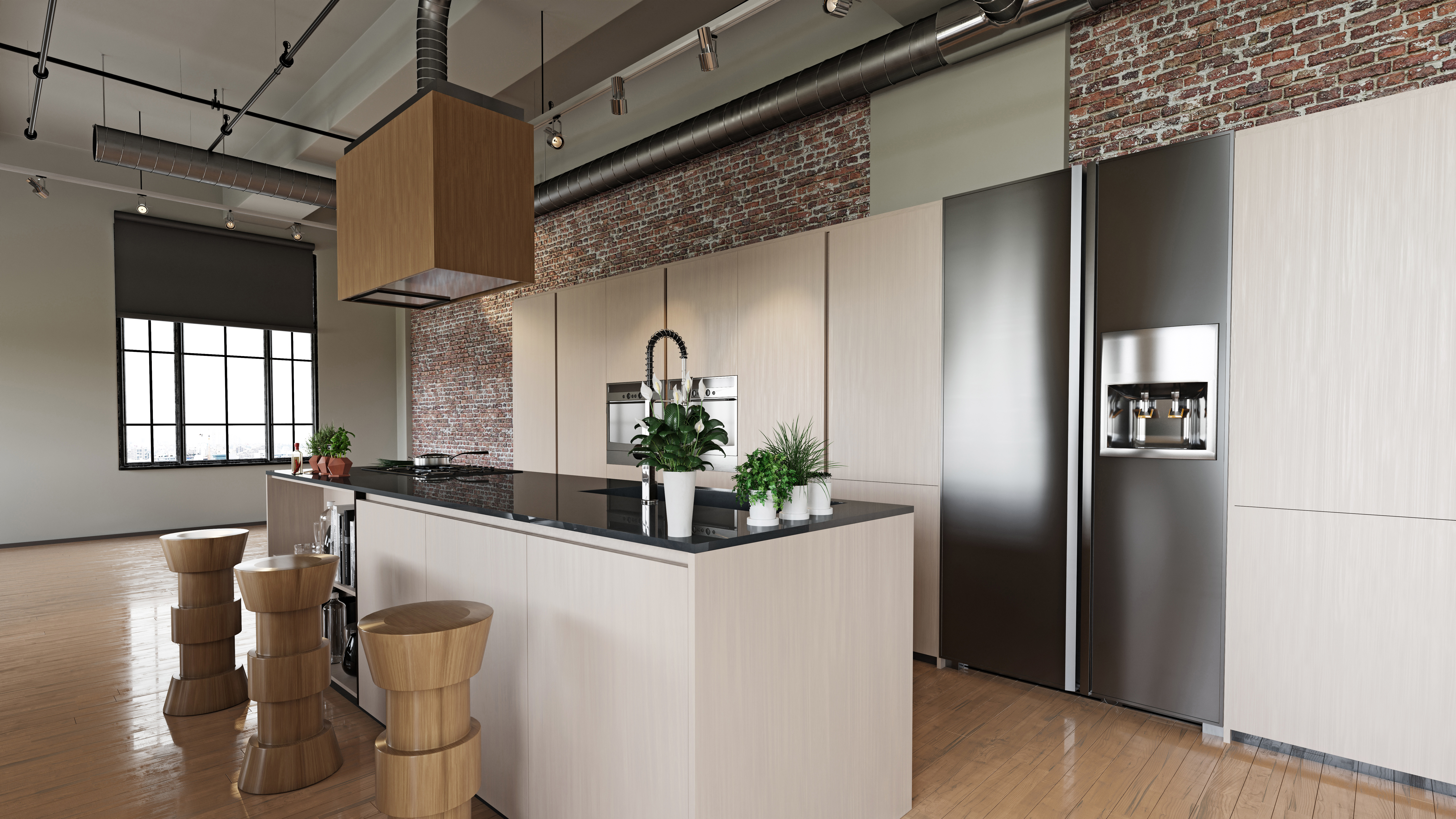 Kitchen scene