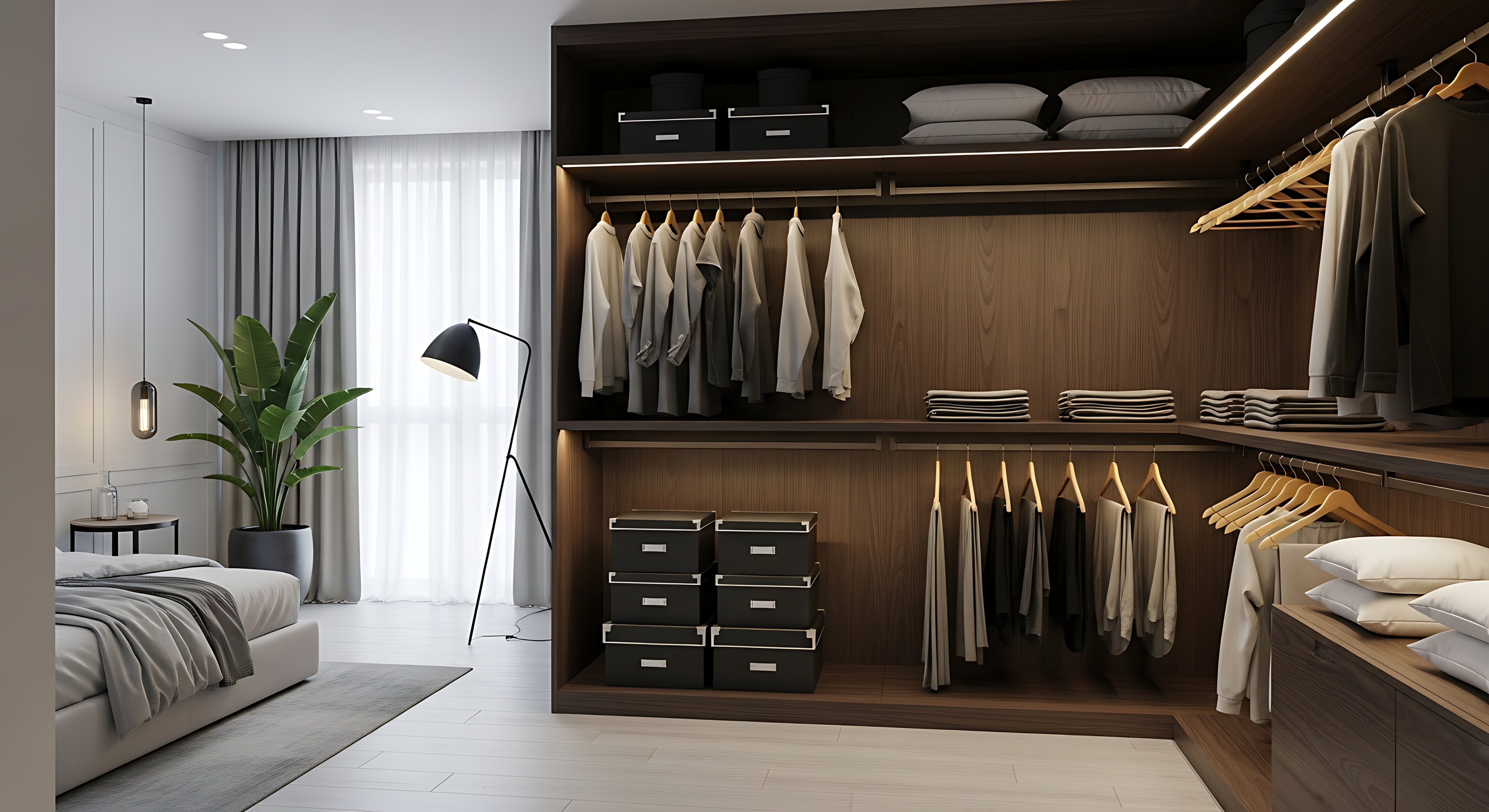 Luxury Walk-in Closet